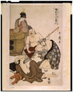 酩酊七変人(1801-1803)-喜多川歌麿-東京国立博物館