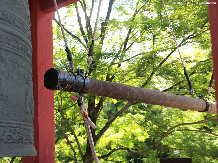 棕櫚の木の撞木（しゅもく）-平等院