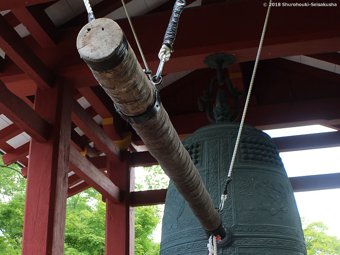 棕櫚の木の撞木(しゅもく)-平等院 棕櫚の木の撞木(しゅもく)-平等院